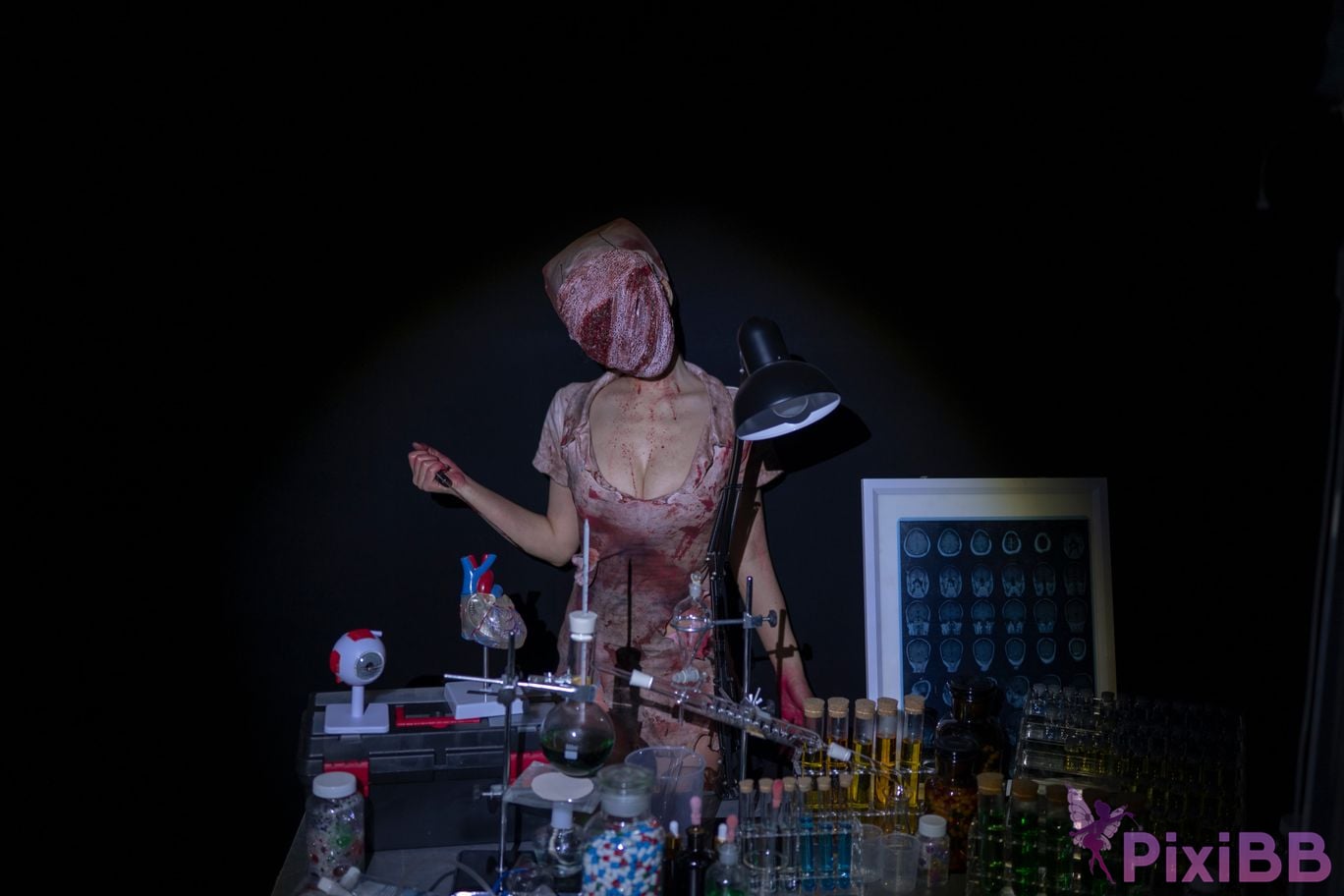 Cosplayer Bangni Bonnie silent hill nurse PixiBB.COM 007.JPG