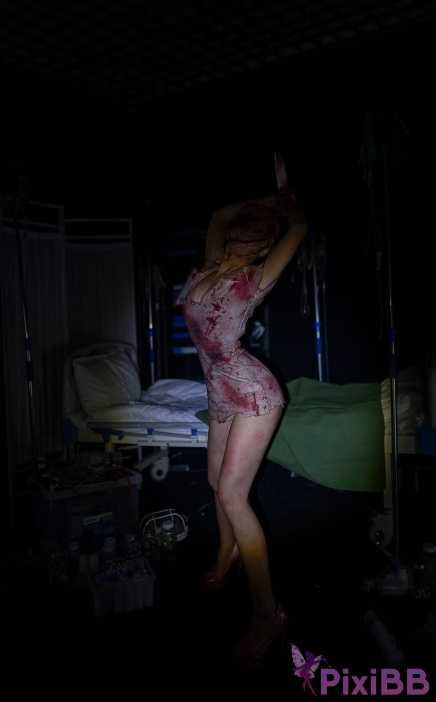Cosplayer Bangni Bonnie silent hill nurse PixiBB.COM 019.JPG