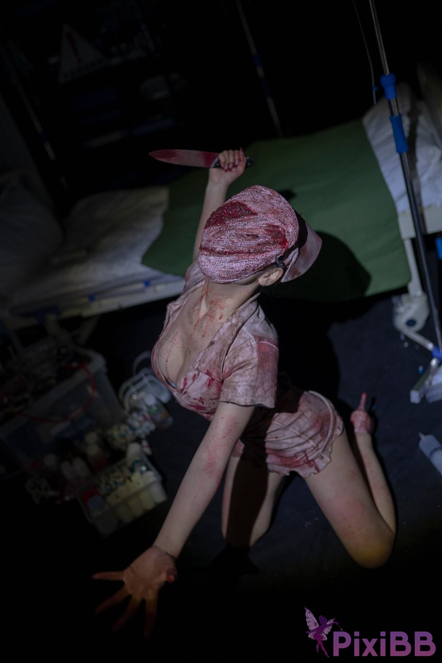 Cosplayer Bangni Bonnie silent hill nurse PixiBB.COM 020.JPG