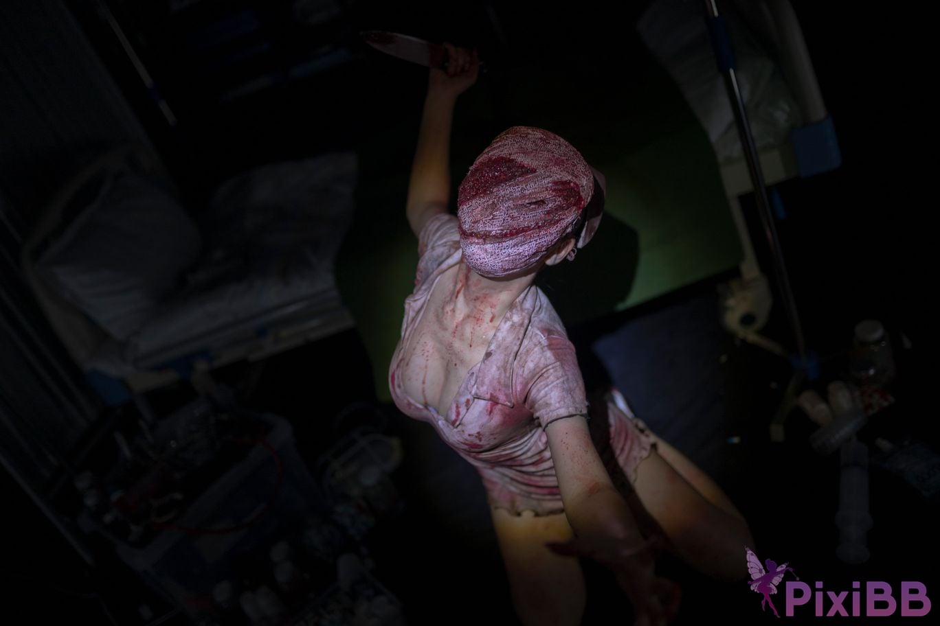 Cosplayer Bangni Bonnie silent hill nurse PixiBB.COM 063.JPG
