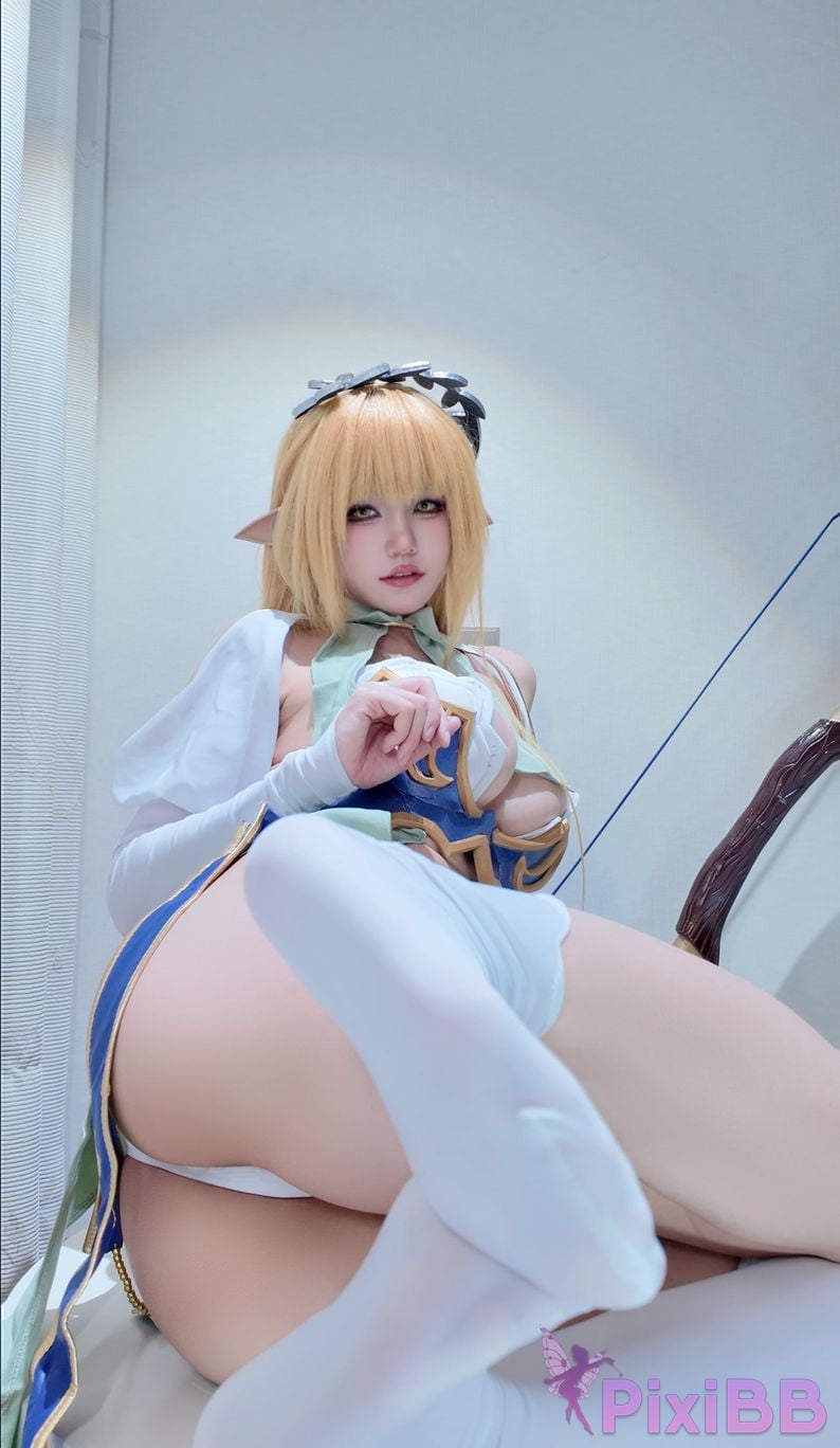 Cosplay Chiyo w Okura Elf Village First Villager Elusher PixiBB.COM 004