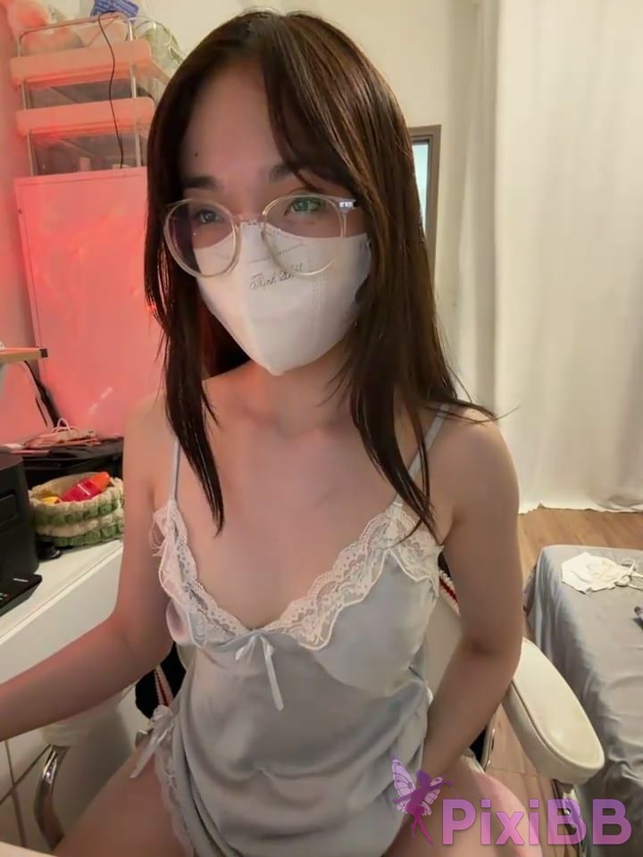 Greedy College student with glasses goes into the sea The best butt PixiBB.COM 015