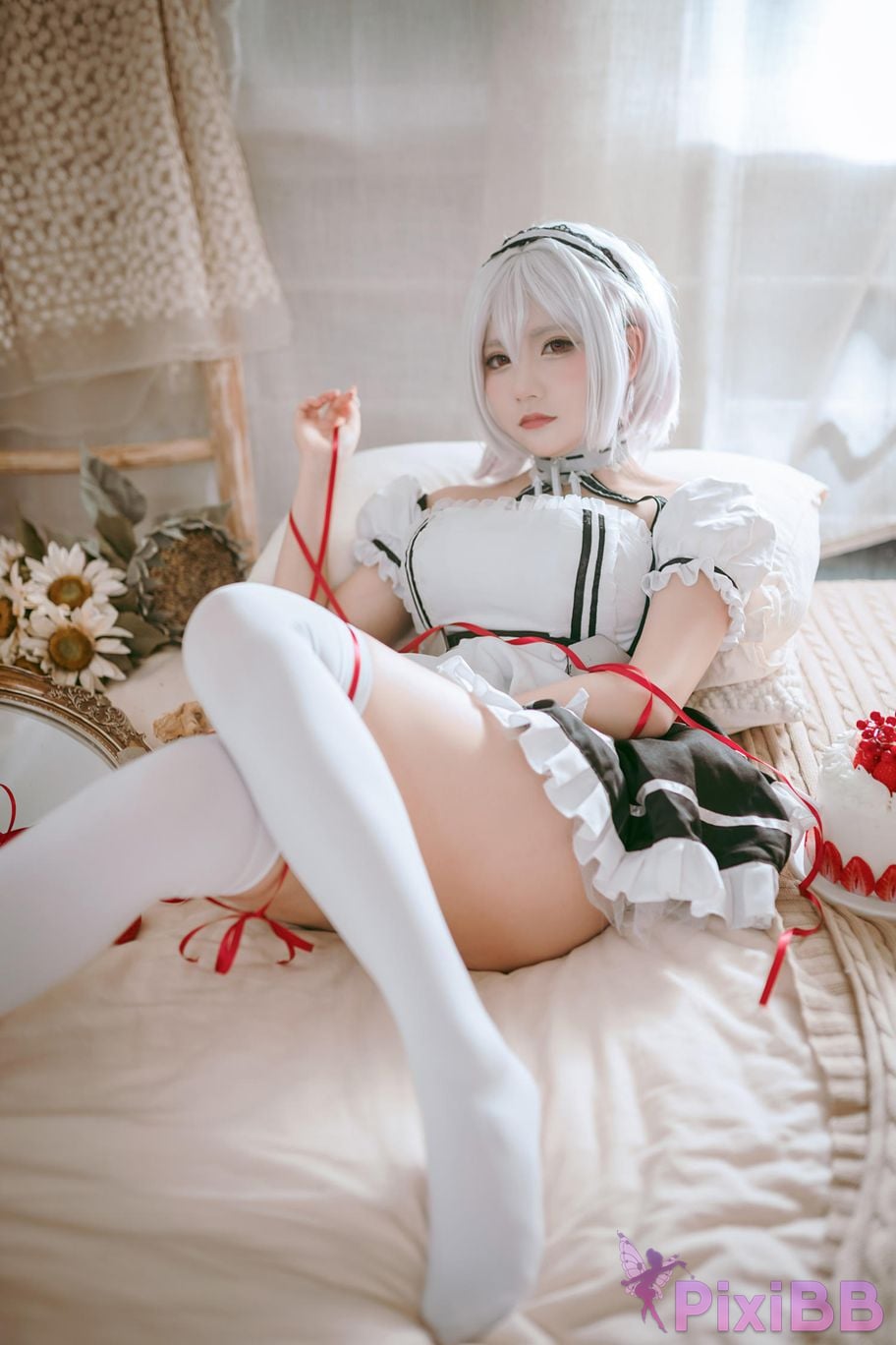 Cosplayer I s i t a b e r c u azur lane Sirius PixiBB.COM 005