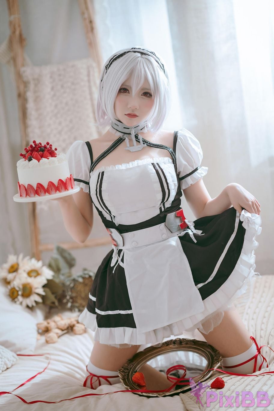 Cosplayer I s i t a b e r c u azur lane Sirius PixiBB.COM 008