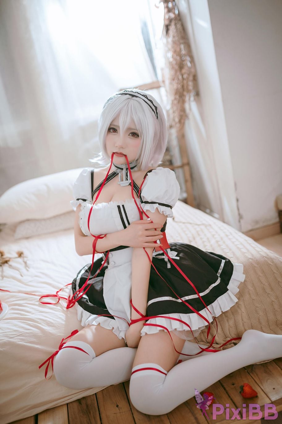 Cosplayer I s i t a b e r c u azur lane Sirius PixiBB.COM 024