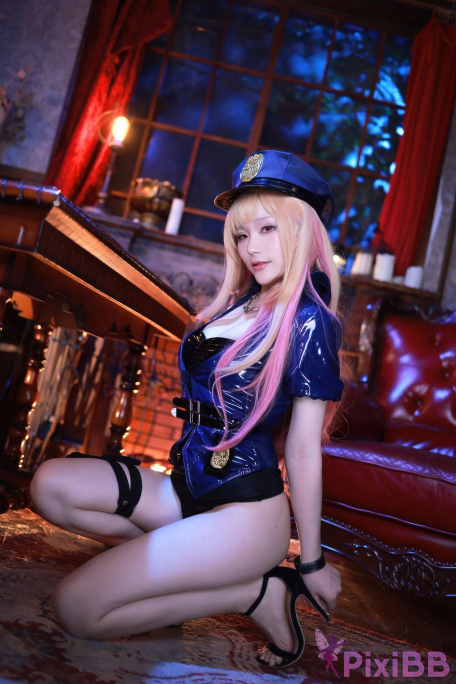 Cosplayer cheese cubes wii Kitagawa Uimu Policewoman PixiBB.COM 015