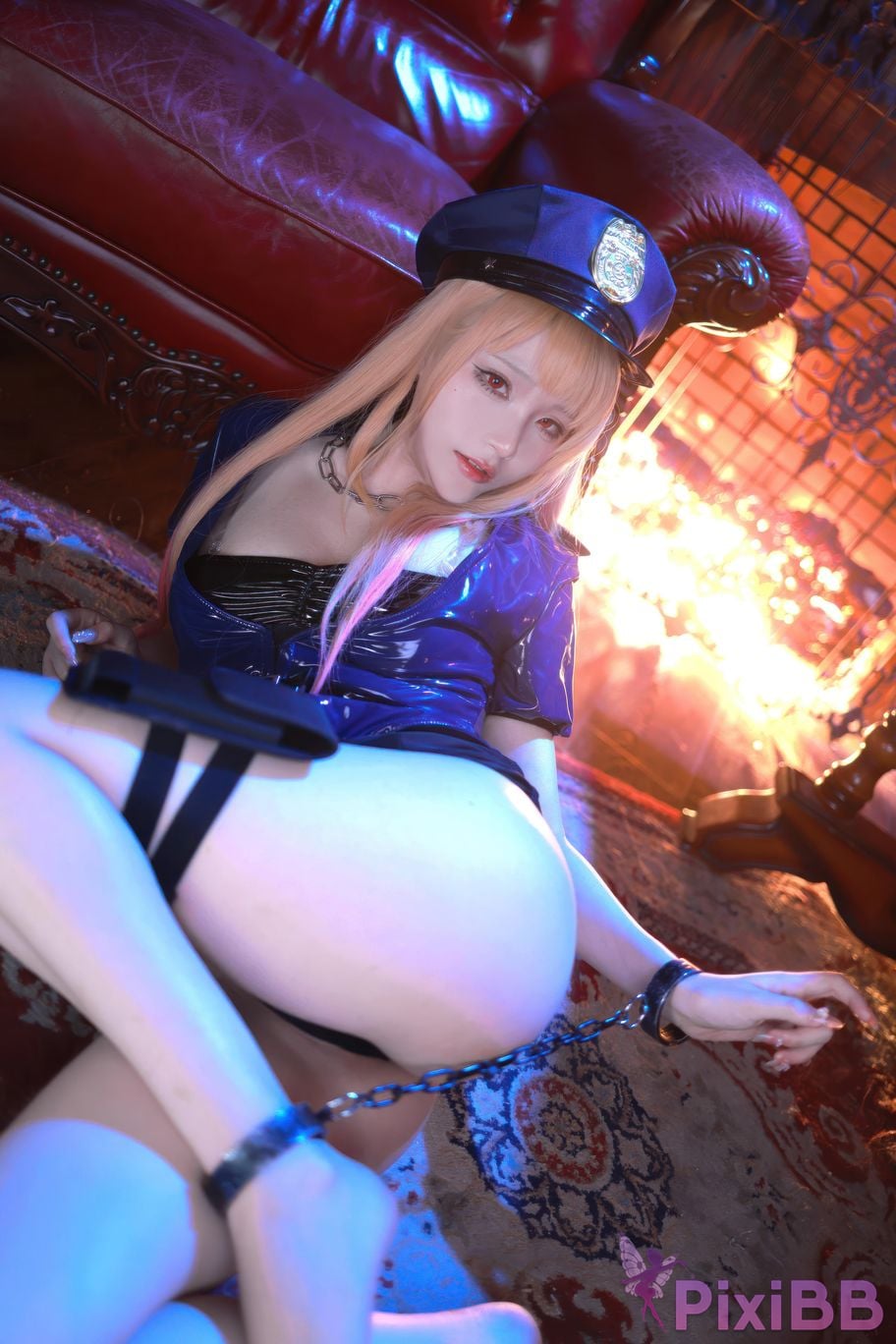 Cosplayer cheese cubes wii Kitagawa Uimu Policewoman PixiBB.COM 020