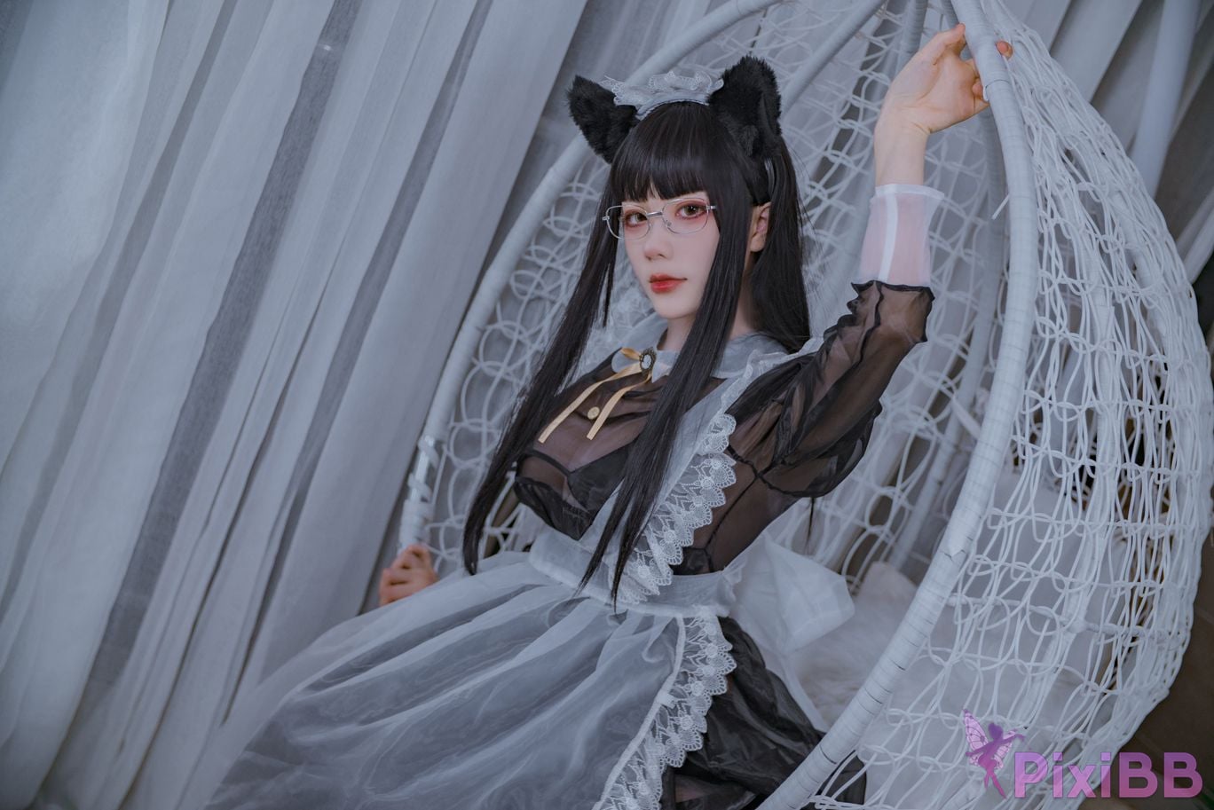 Cosplay cheese block wii the president is a maid PixiBB.COM 001