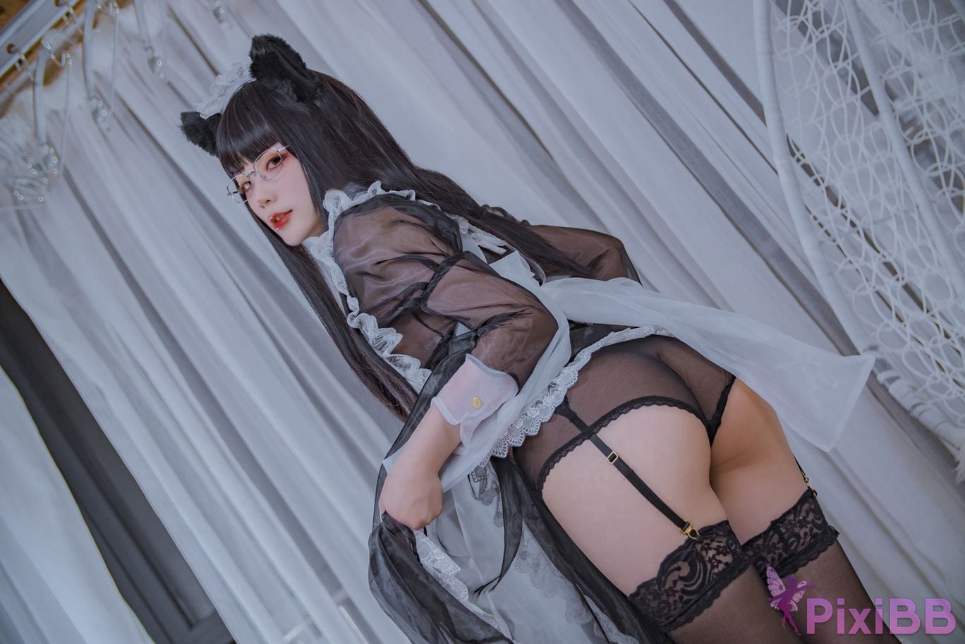 Cosplay cheese block wii the president is a maid PixiBB.COM 003