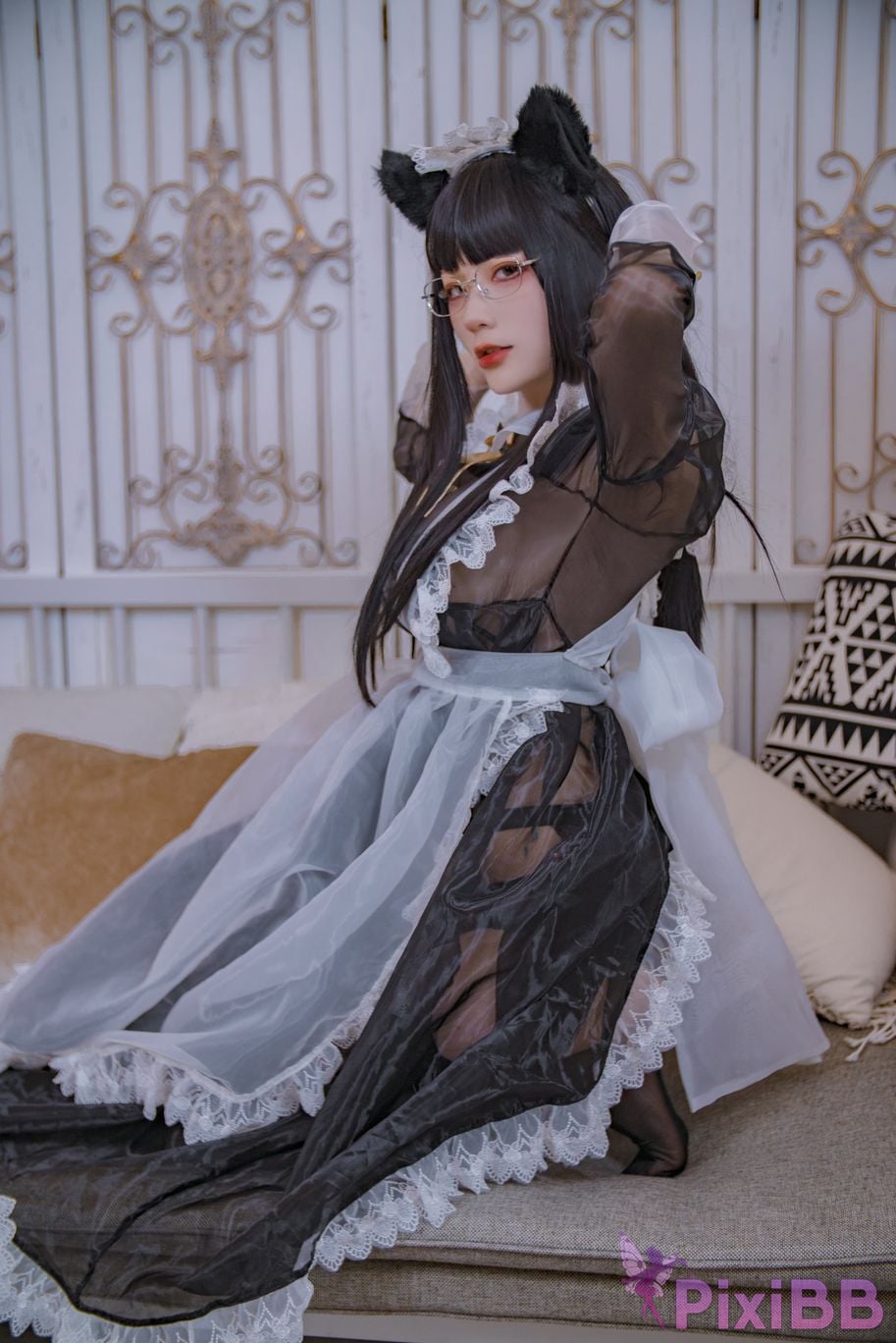 Cosplay cheese block wii the president is a maid PixiBB.COM 007