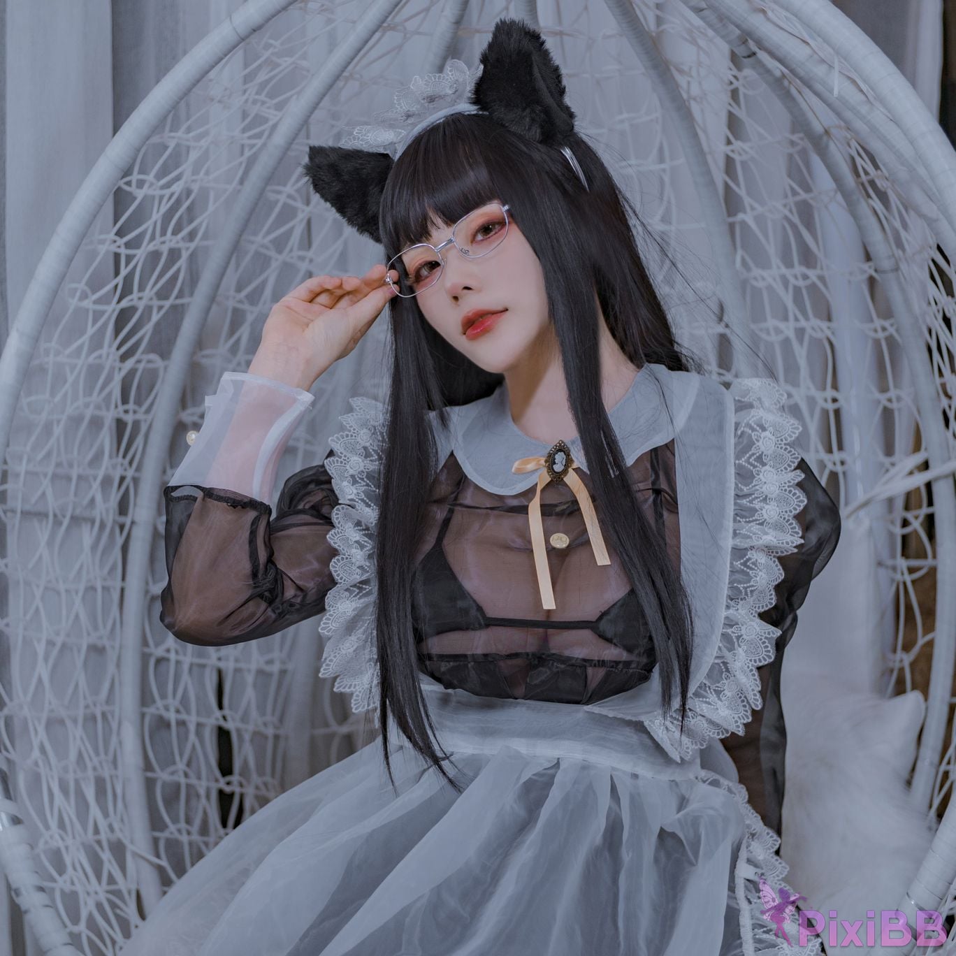 Cosplay cheese block wii the president is a maid PixiBB.COM 012