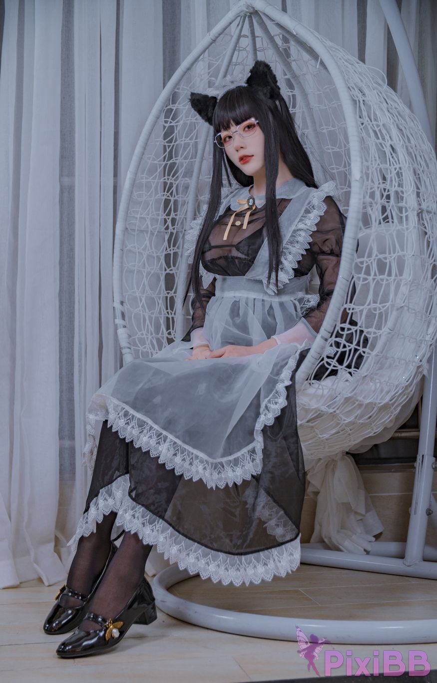 Cosplay cheese block wii the president is a maid PixiBB.COM 023