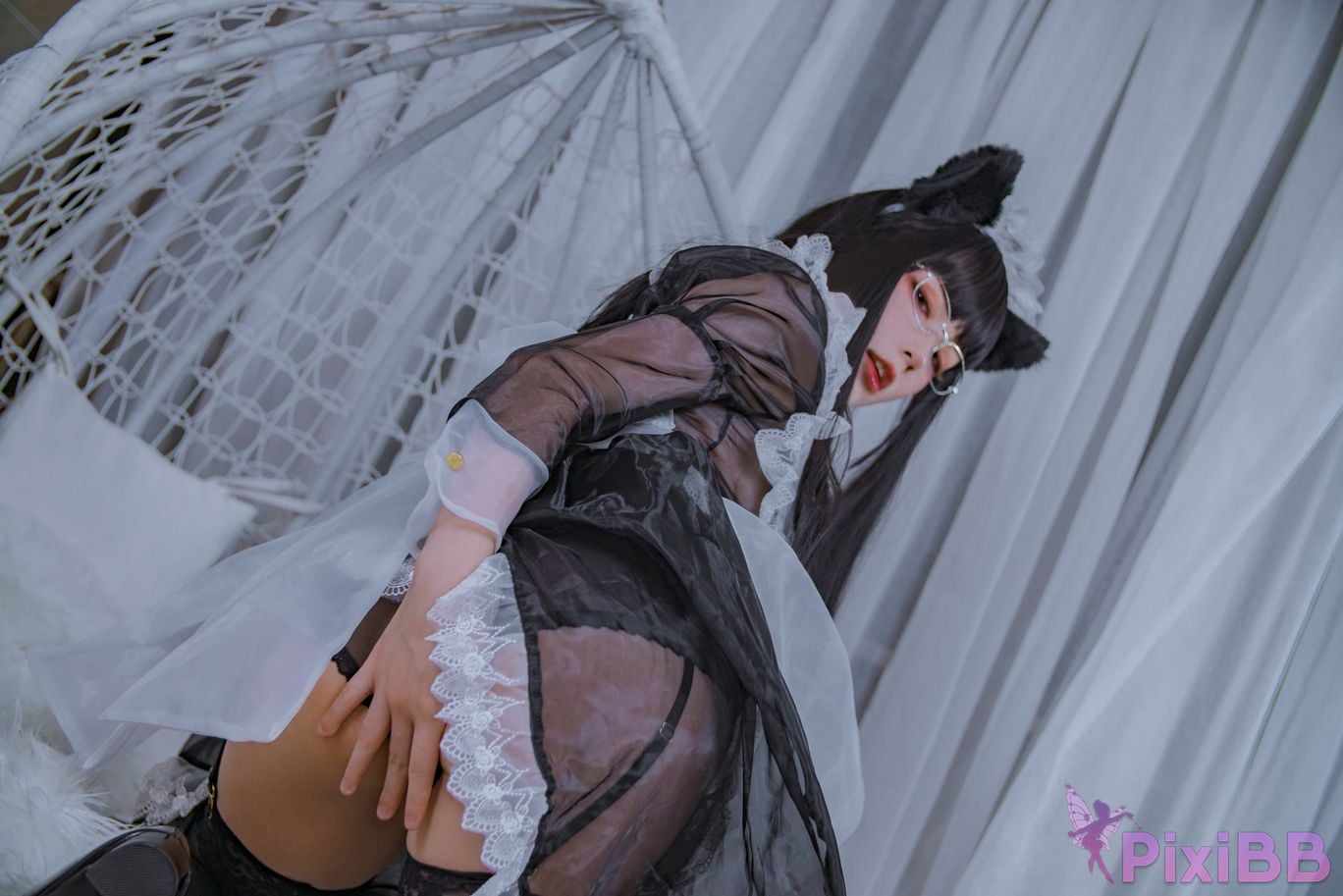 Cosplay cheese block wii the president is a maid PixiBB.COM 040