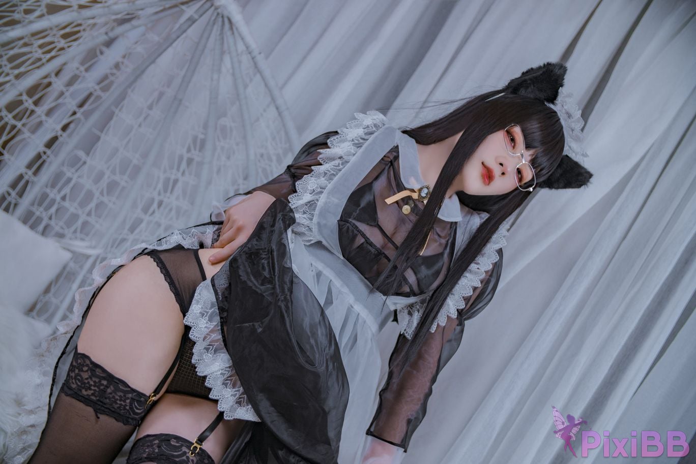 Cosplay cheese block wii the president is a maid PixiBB.COM 043