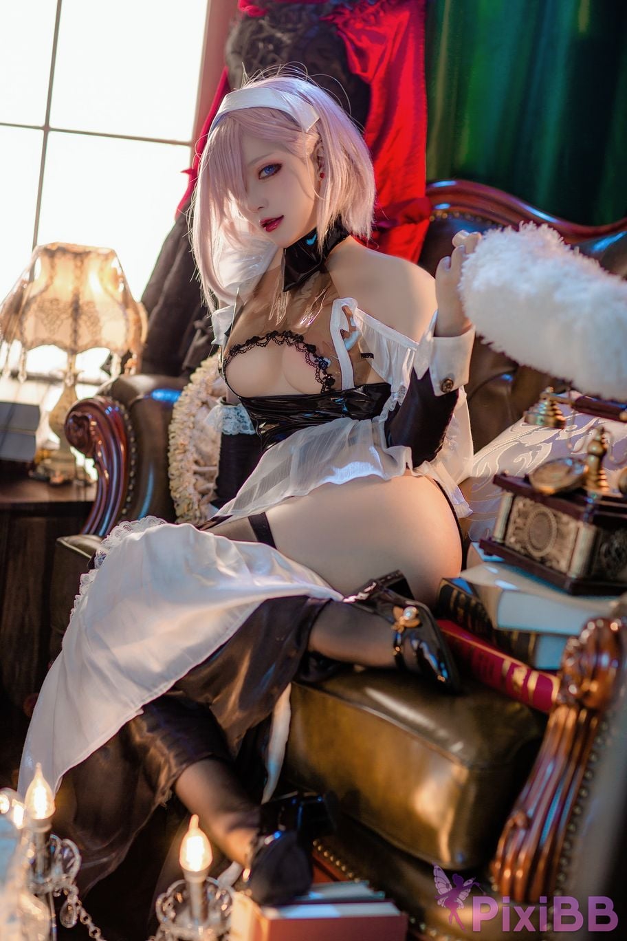 Cosplay Cheese Block Wii Miyamoto Musashi Maid PixiBB.COM 014.JPG