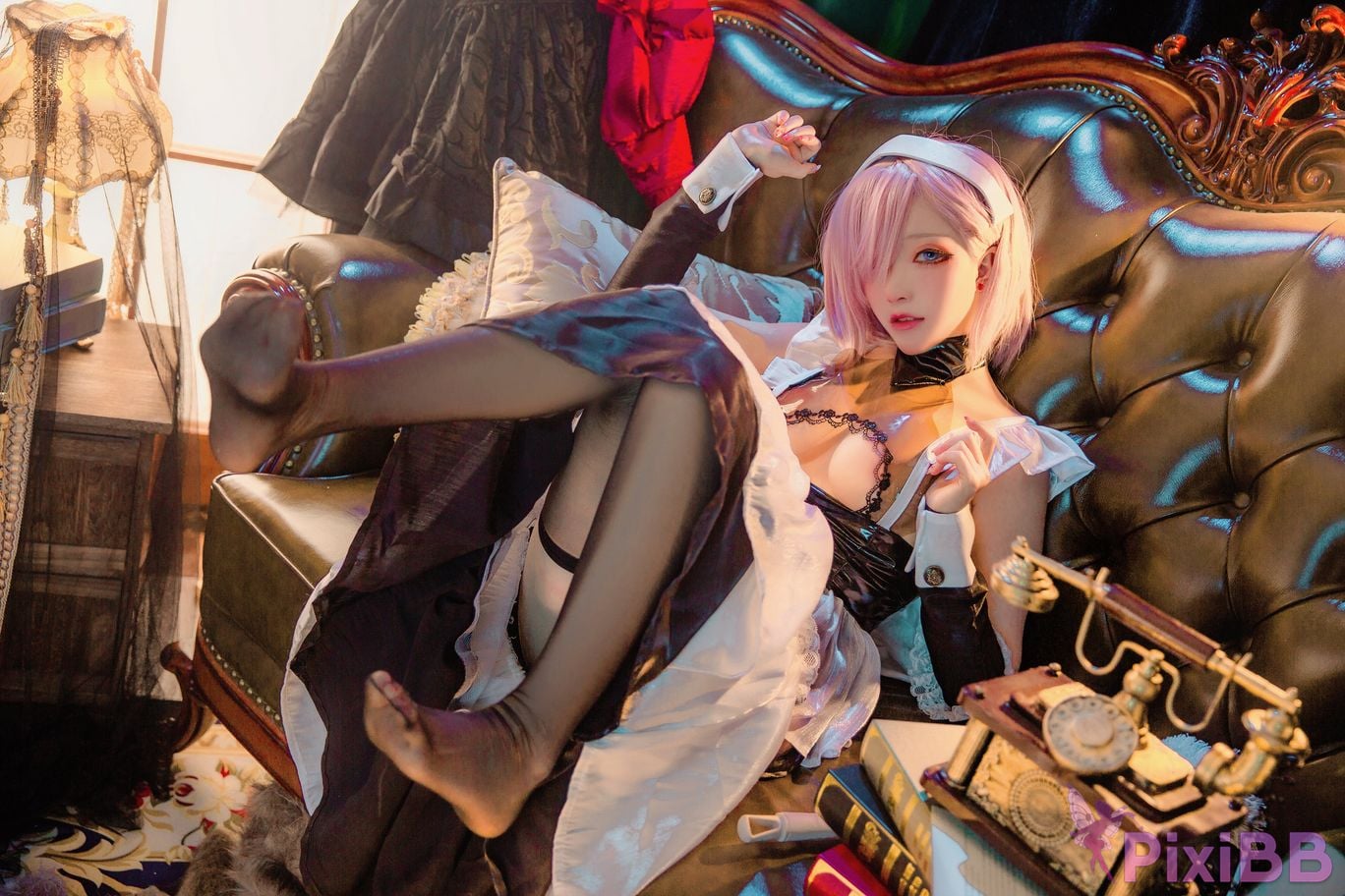 Cosplay Cheese Block Wii Miyamoto Musashi Maid PixiBB.COM 050.JPG