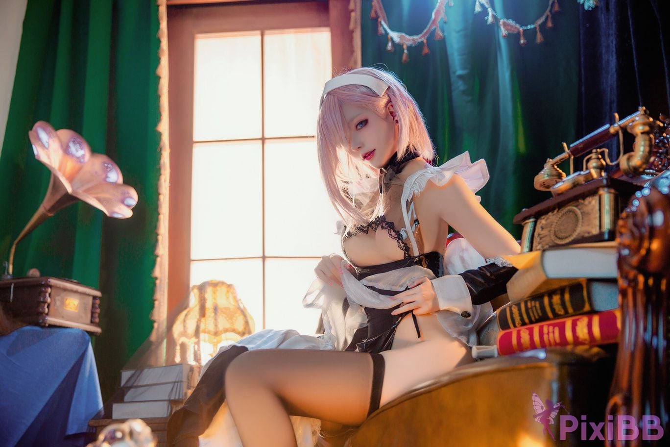 Cosplay Cheese Block Wii Miyamoto Musashi Maid PixiBB.COM 051.JPG