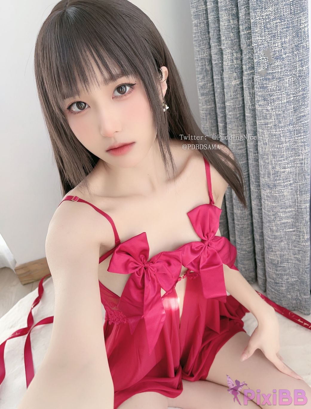 Cosplay Pudding Dafa Christmas Red Velvet PixiBB.COM 029