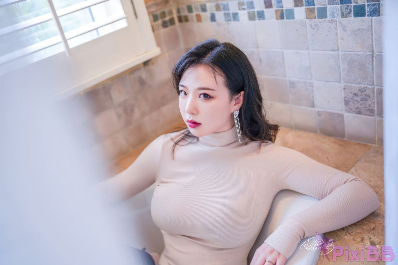 Cosplayer Pipi Nai is so cute Nude color OL PixiBB.COM 019