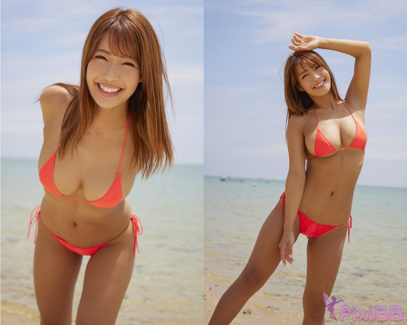 Japanese Idol Hashimoto Rina Qiao Ben Li Cai Kiss You spice visual PixiBB.COM 047