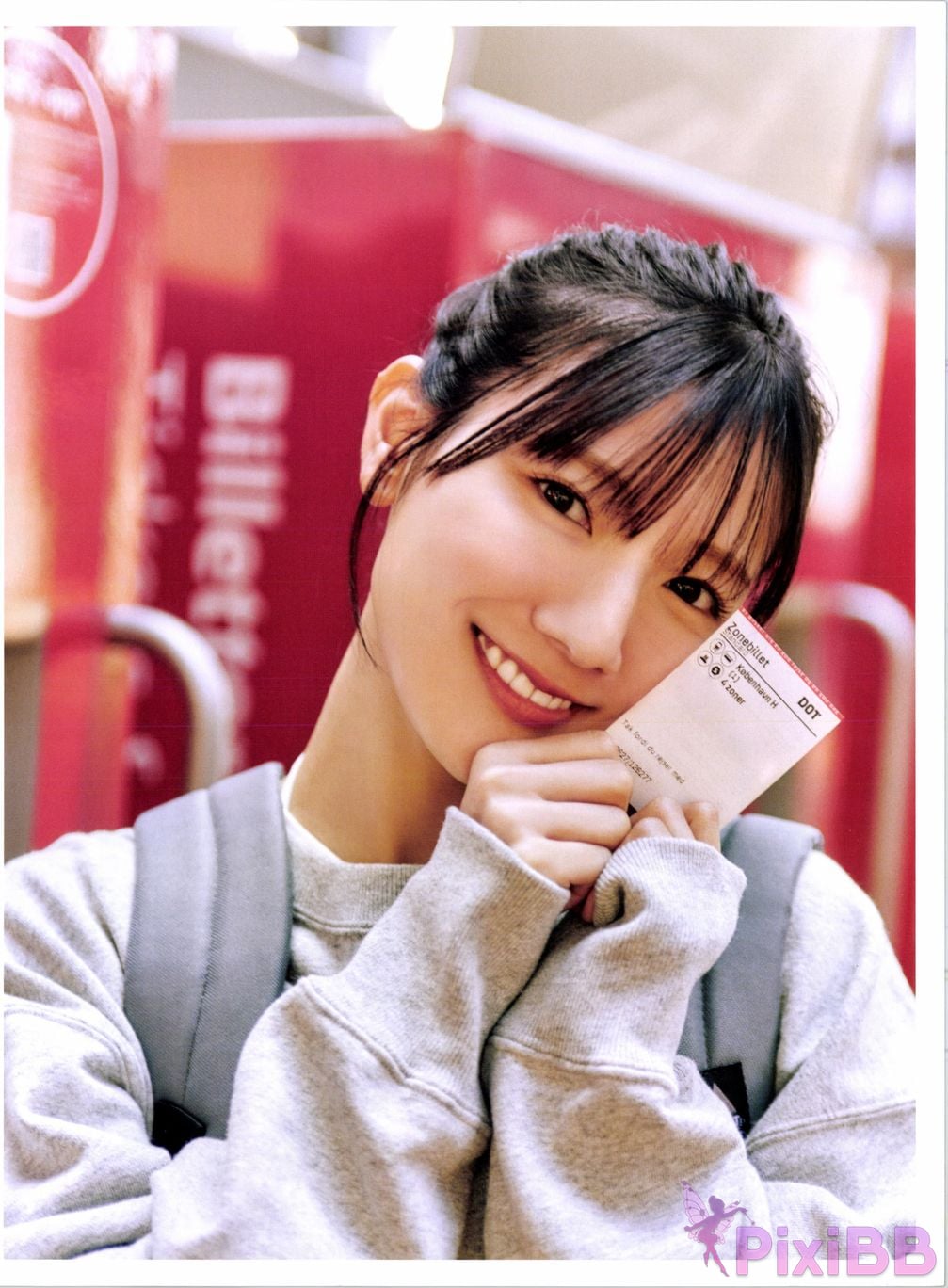 Japanese Idol Hina Kawata He Tian Yang Cai 2nd photo collection take off PixiBB.COM 005