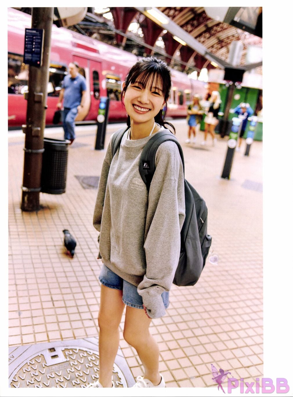 Japanese Idol Hina Kawata He Tian Yang Cai 2nd photo collection take off PixiBB.COM 008