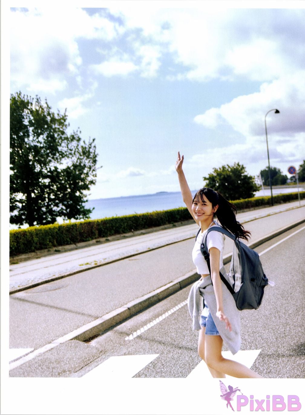 Japanese Idol Hina Kawata He Tian Yang Cai 2nd photo collection take off PixiBB.COM 016