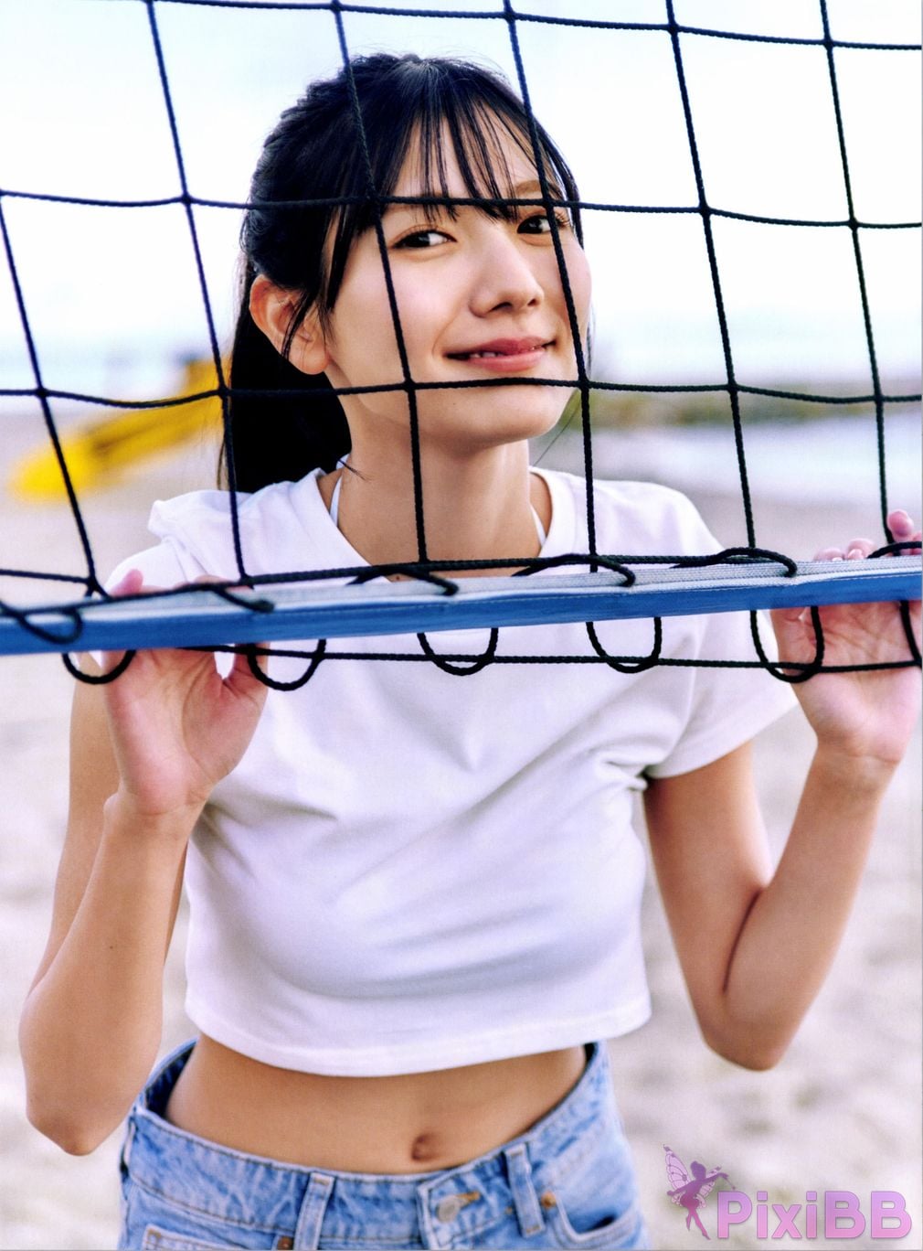 Japanese Idol Hina Kawata He Tian Yang Cai 2nd photo collection take off PixiBB.COM 022