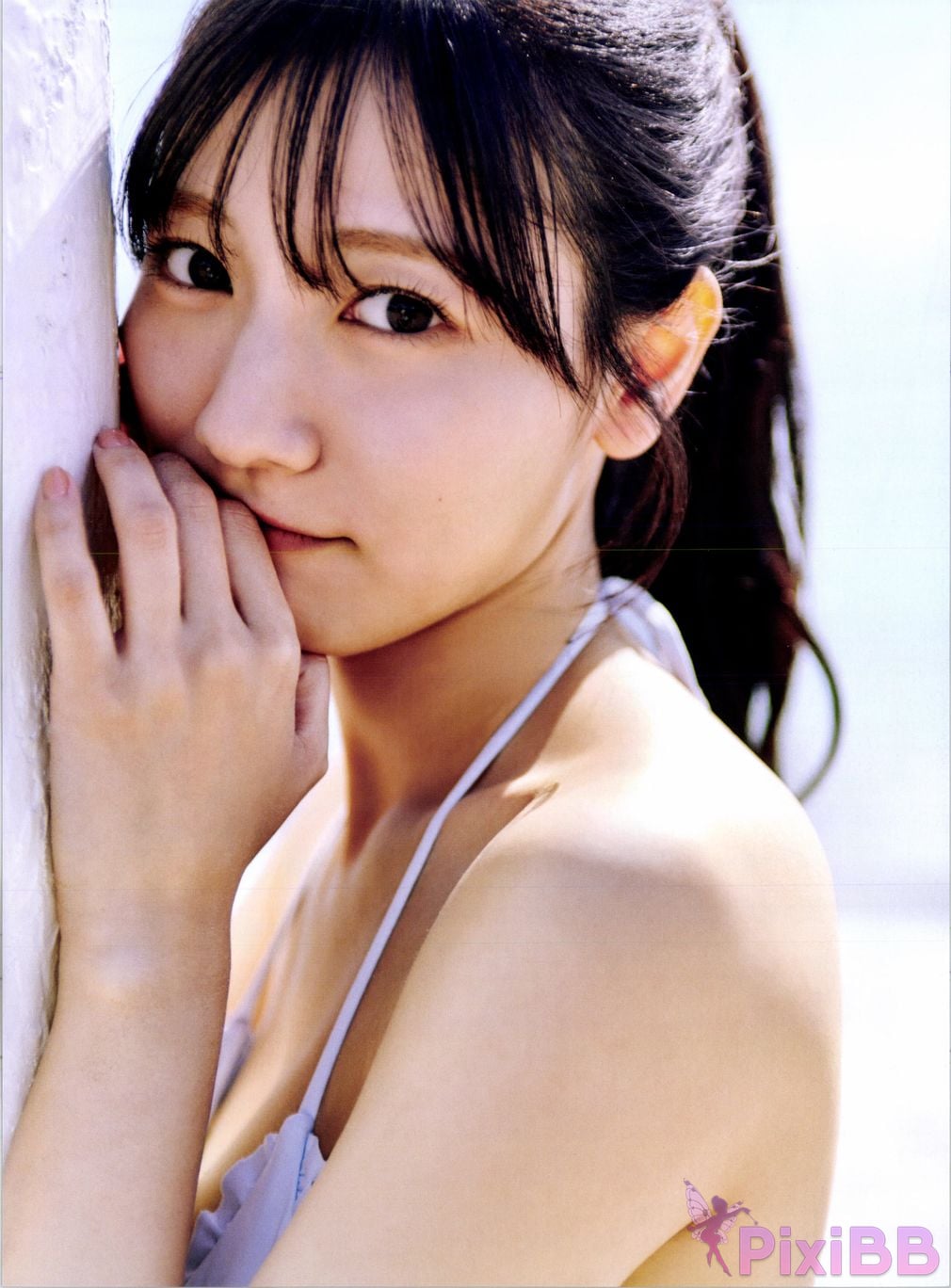 Japanese Idol Hina Kawata He Tian Yang Cai 2nd photo collection take off PixiBB.COM 023