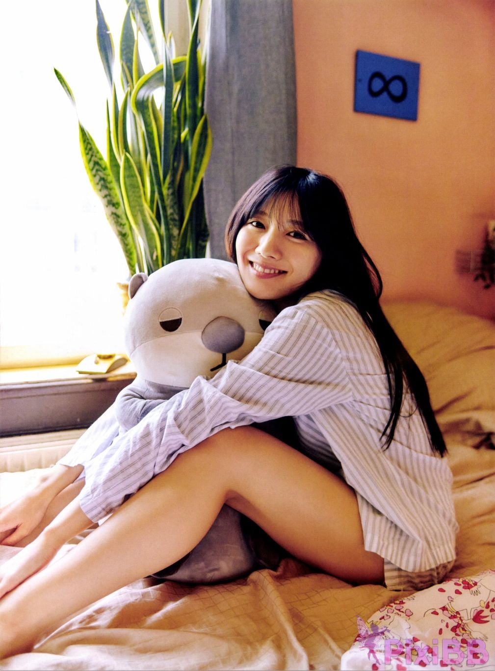 Japanese Idol Hina Kawata He Tian Yang Cai 2nd photo collection take off PixiBB.COM 028