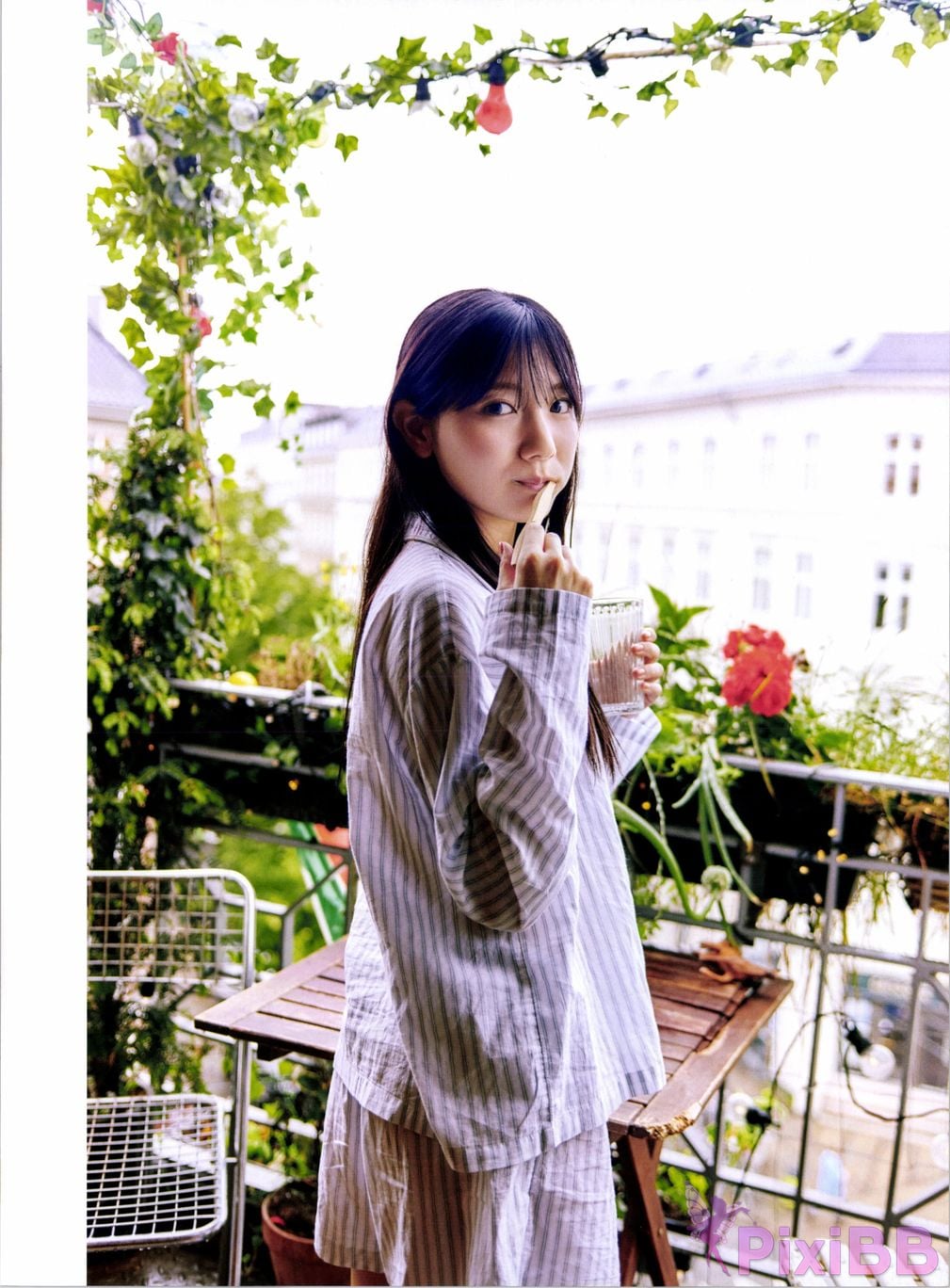 Japanese Idol Hina Kawata He Tian Yang Cai 2nd photo collection take off PixiBB.COM 031