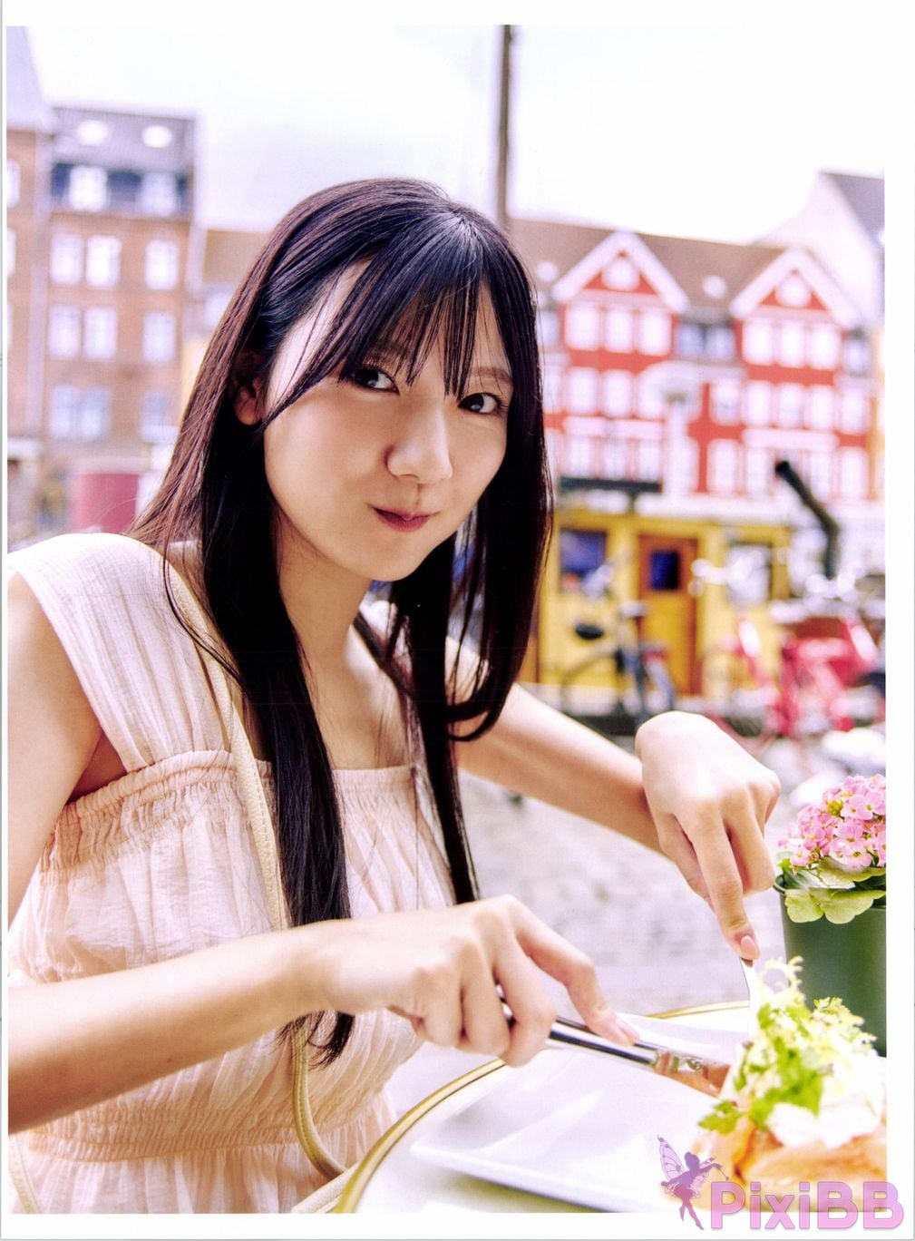 Japanese Idol Hina Kawata He Tian Yang Cai 2nd photo collection take off PixiBB.COM 035