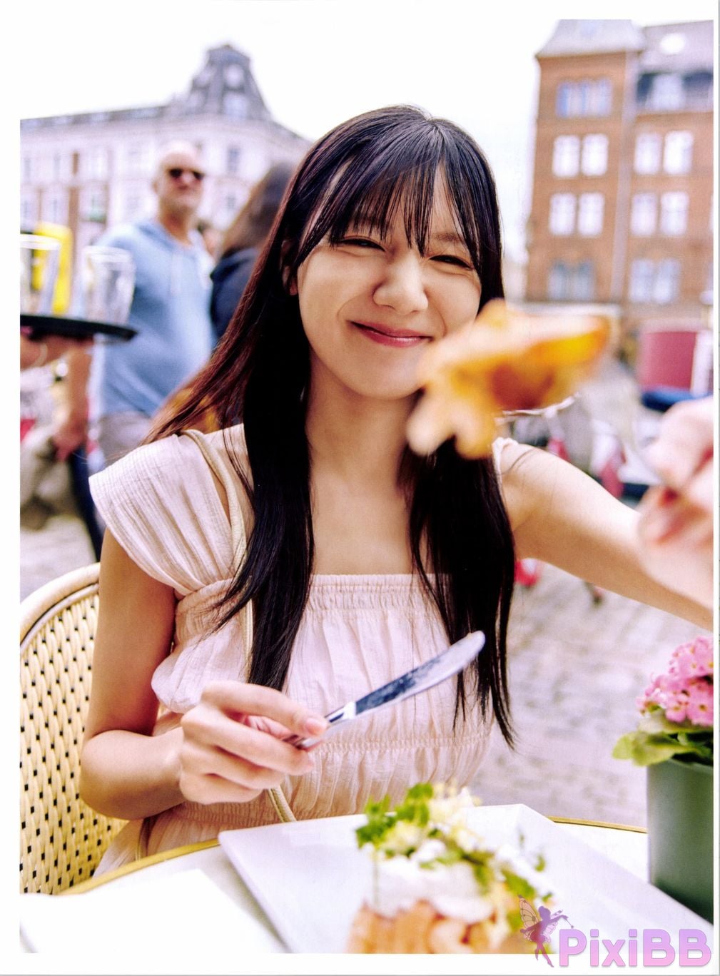 Japanese Idol Hina Kawata He Tian Yang Cai 2nd photo collection take off PixiBB.COM 036