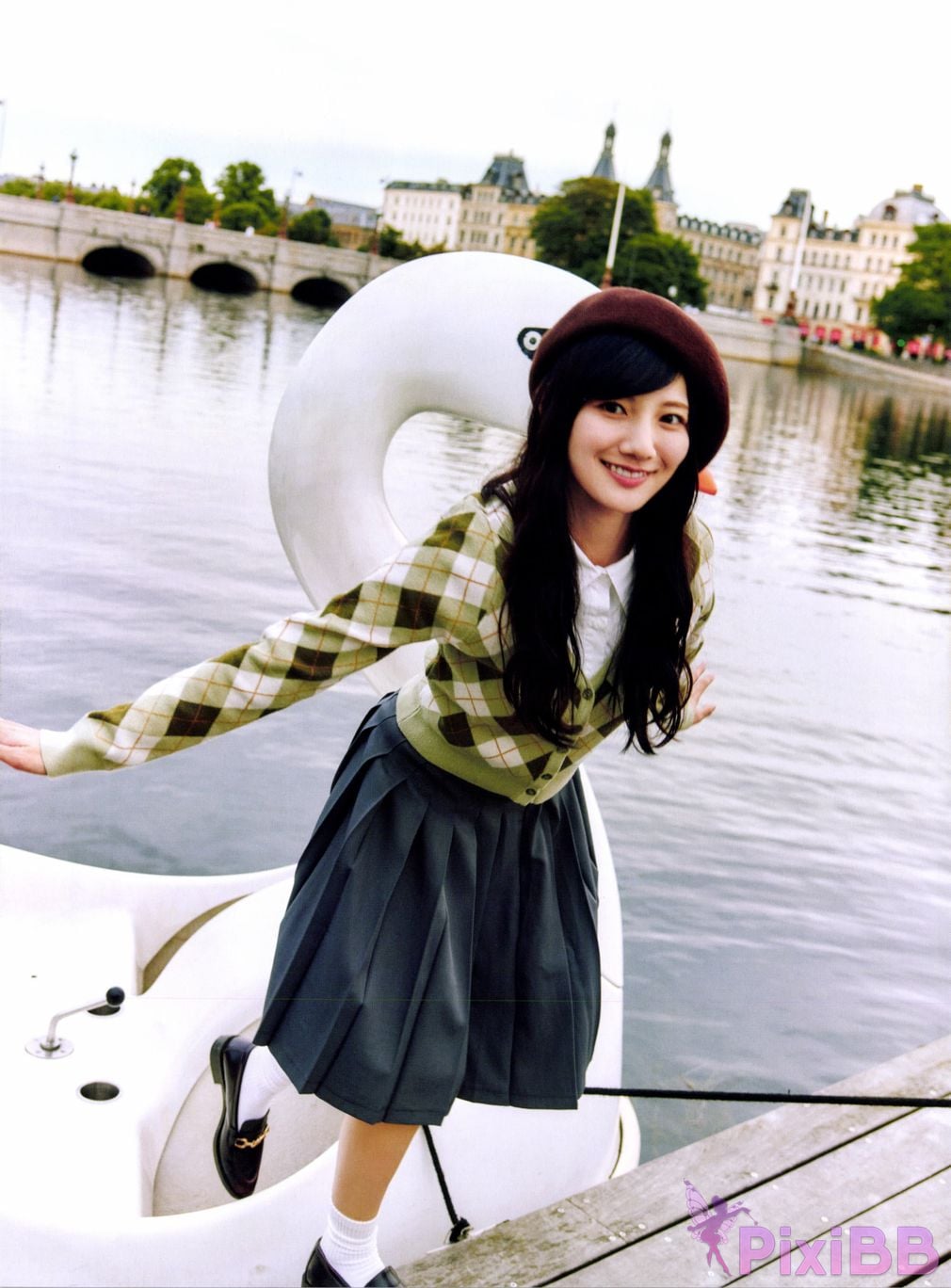 Japanese Idol Hina Kawata He Tian Yang Cai 2nd photo collection take off PixiBB.COM 042