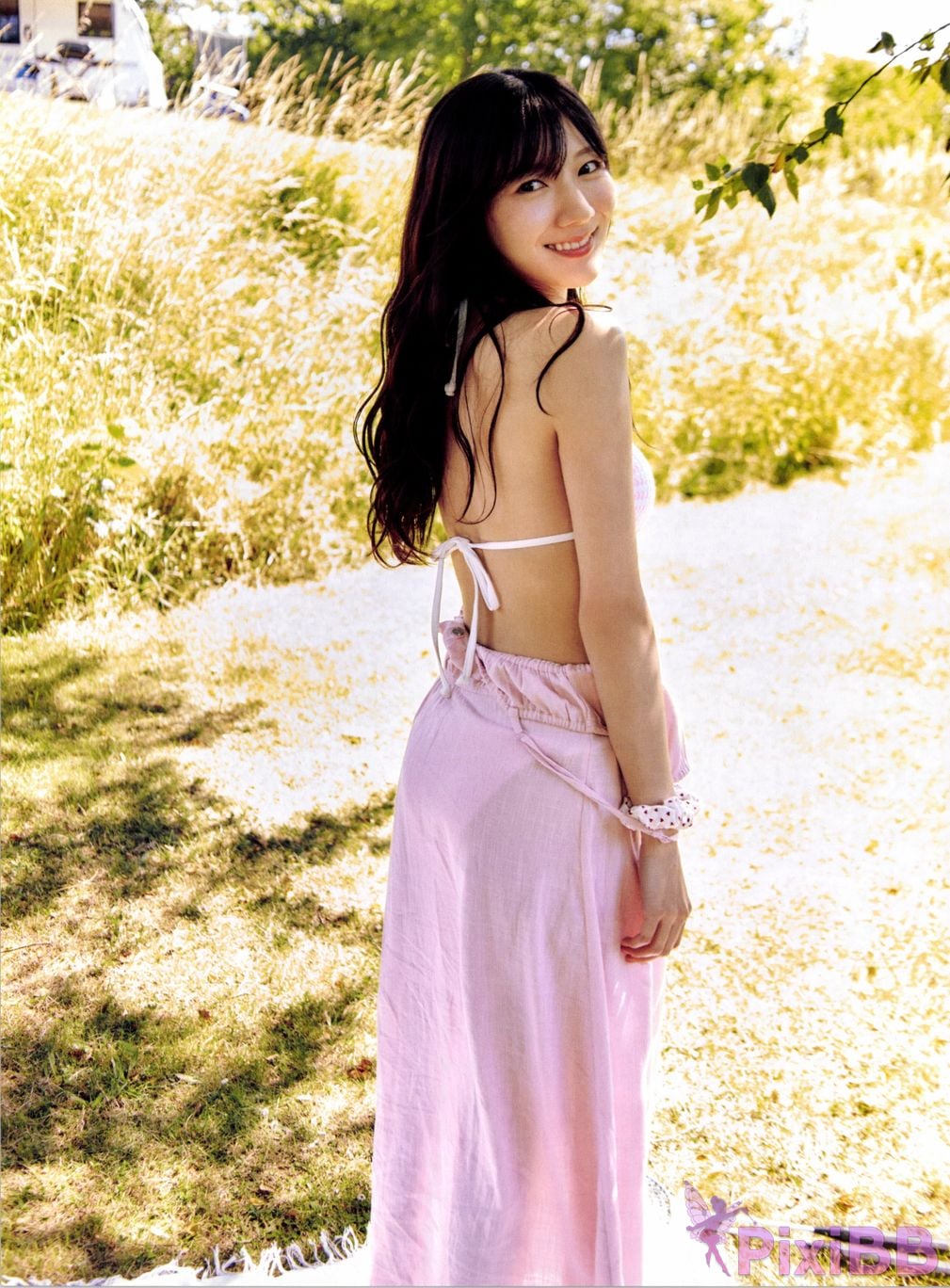 Japanese Idol Hina Kawata He Tian Yang Cai 2nd photo collection take off PixiBB.COM 056