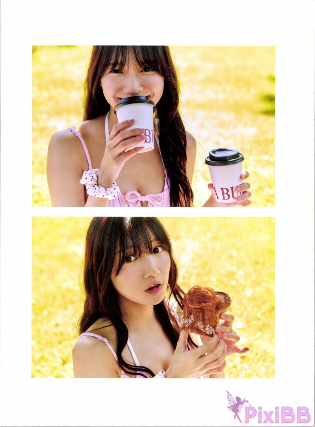 Japanese Idol Hina Kawata He Tian Yang Cai 2nd photo collection take off PixiBB.COM 057