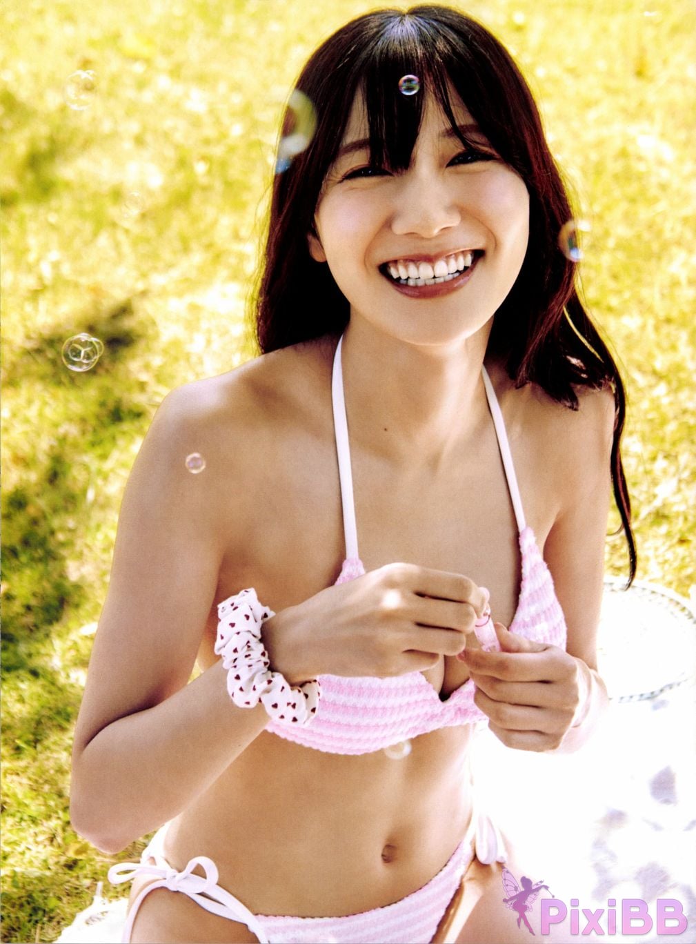 Japanese Idol Hina Kawata He Tian Yang Cai 2nd photo collection take off PixiBB.COM 060