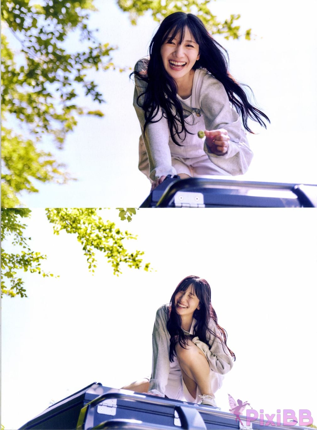 Japanese Idol Hina Kawata He Tian Yang Cai 2nd photo collection take off PixiBB.COM 065