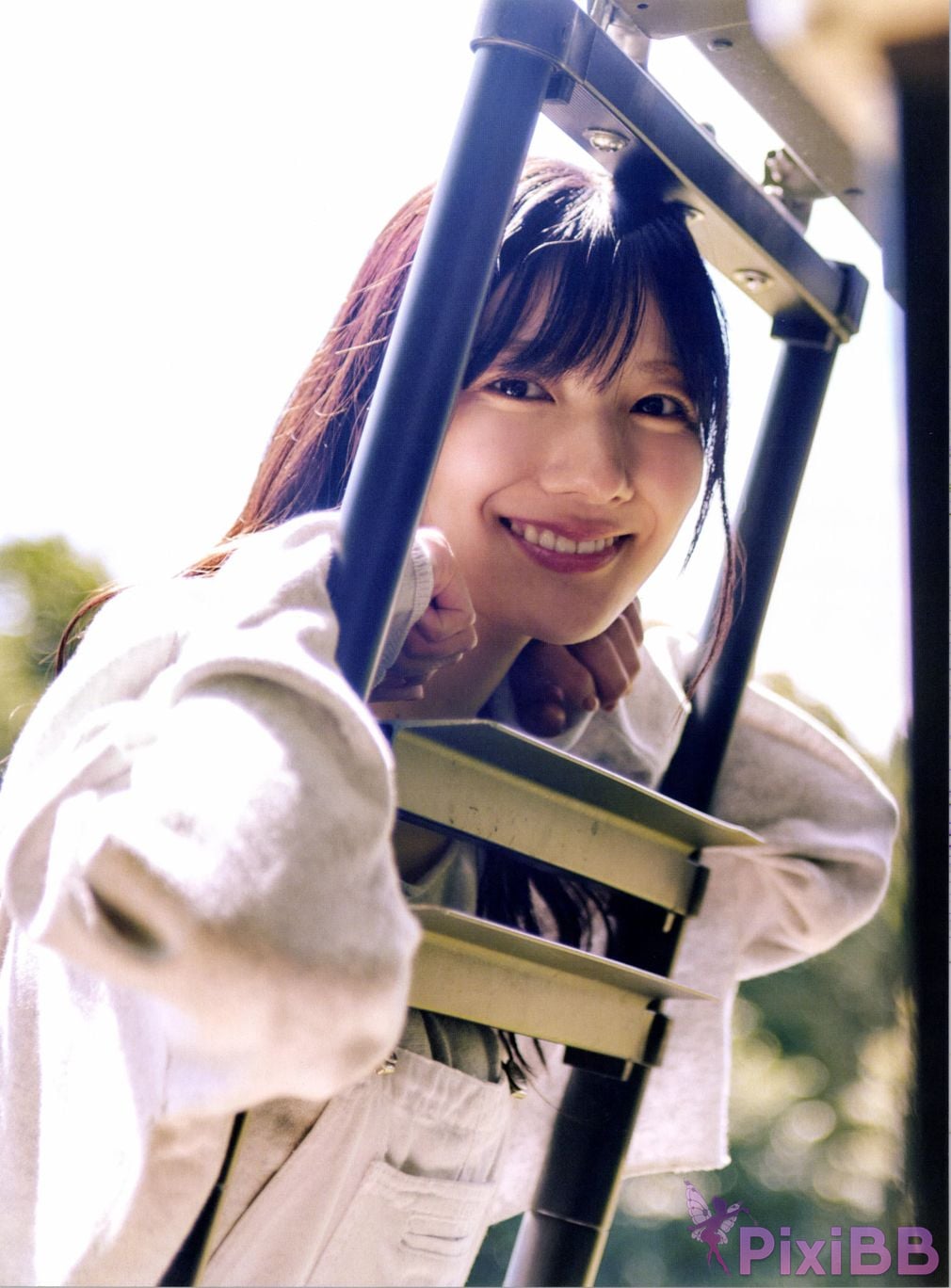 Japanese Idol Hina Kawata He Tian Yang Cai 2nd photo collection take off PixiBB.COM 066