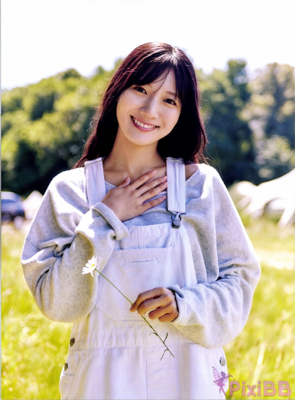 Japanese Idol Hina Kawata He Tian Yang Cai 2nd photo collection take off PixiBB.COM 067