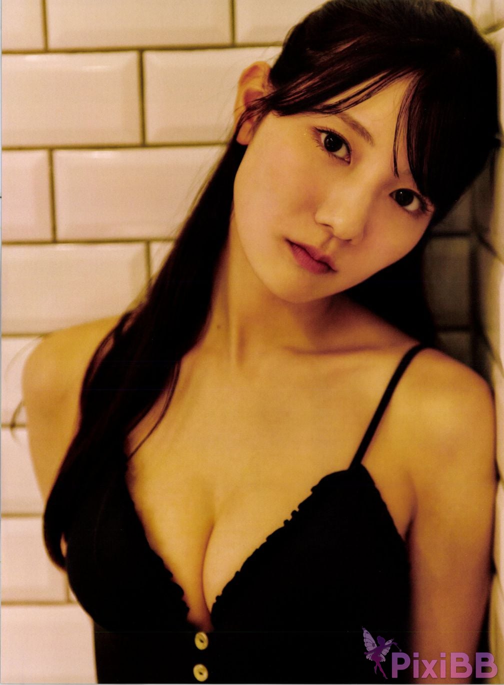 Japanese Idol Hina Kawata He Tian Yang Cai 2nd photo collection take off PixiBB.COM 075