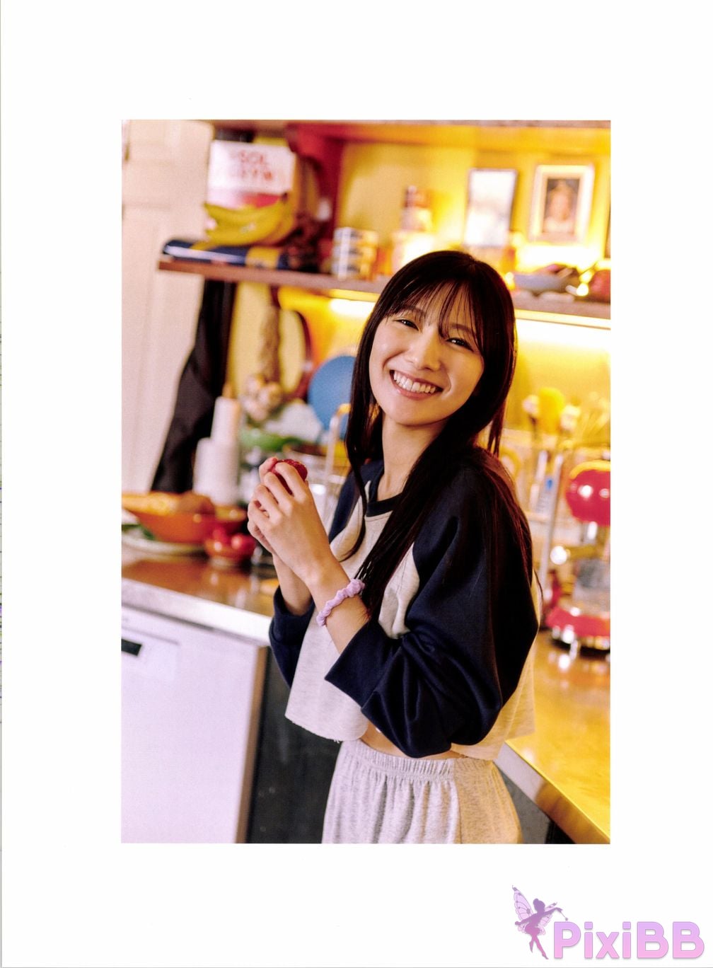 Japanese Idol Hina Kawata He Tian Yang Cai 2nd photo collection take off PixiBB.COM 080