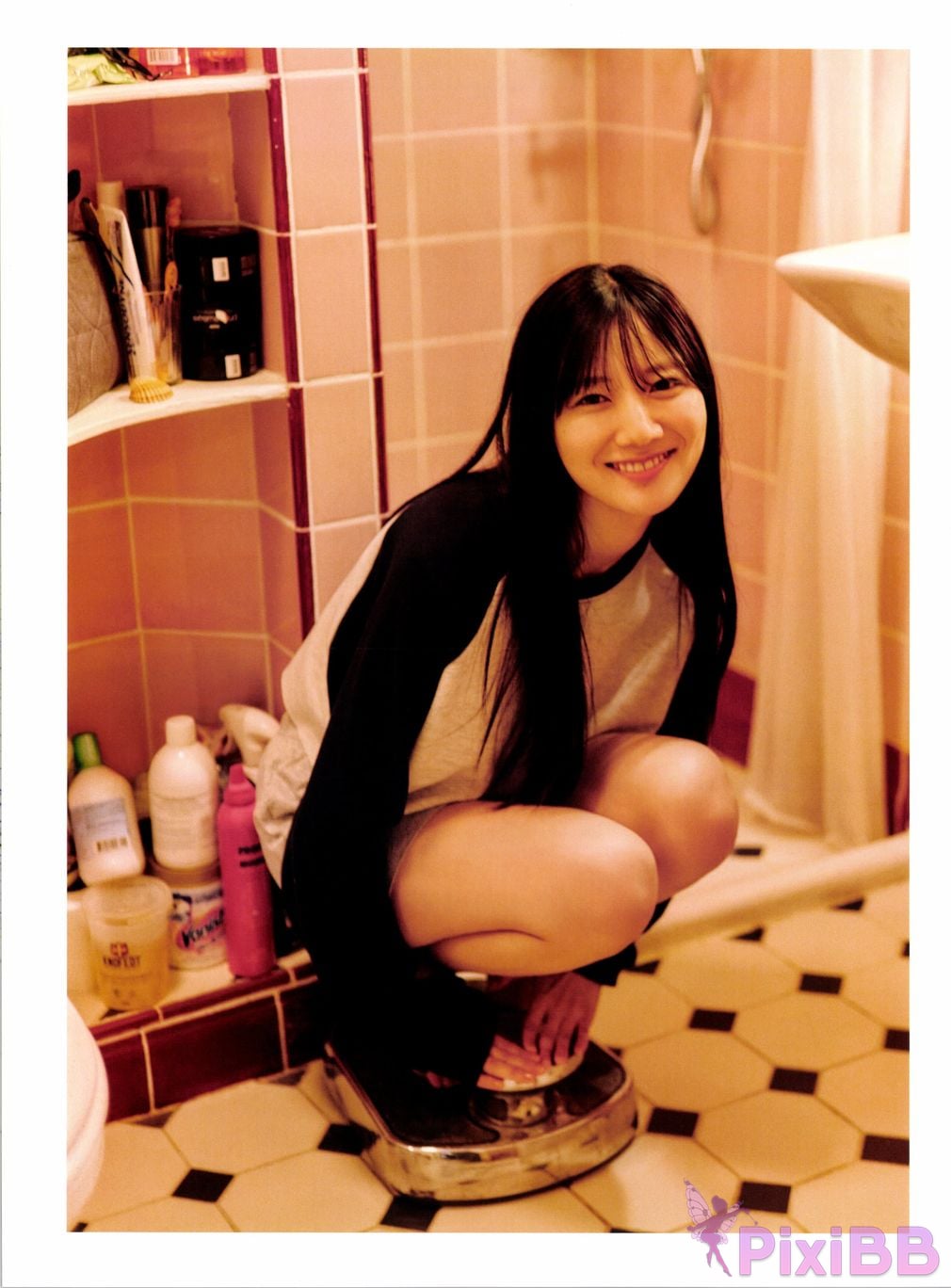 Japanese Idol Hina Kawata He Tian Yang Cai 2nd photo collection take off PixiBB.COM 082