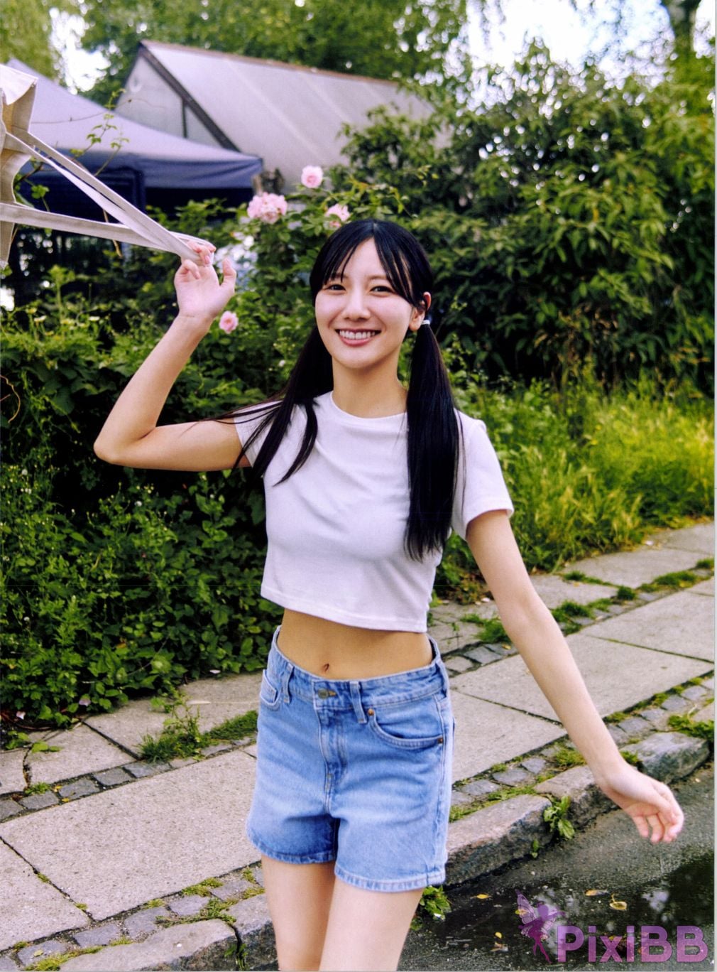 Japanese Idol Hina Kawata He Tian Yang Cai 2nd photo collection take off PixiBB.COM 083