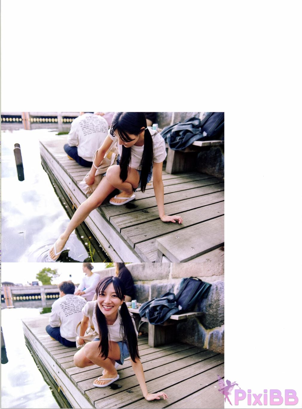 Japanese Idol Hina Kawata He Tian Yang Cai 2nd photo collection take off PixiBB.COM 084