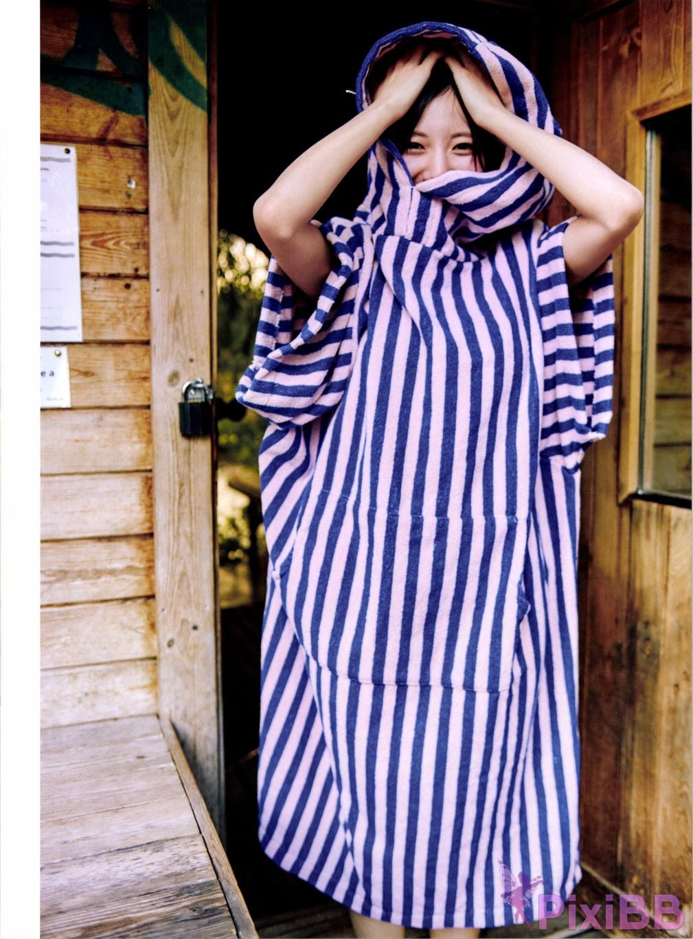 Japanese Idol Hina Kawata He Tian Yang Cai 2nd photo collection take off PixiBB.COM 091