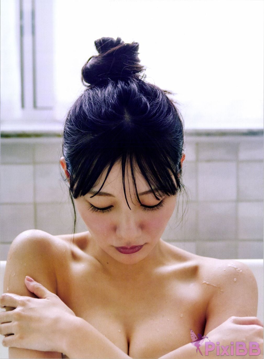 Japanese Idol Hina Kawata He Tian Yang Cai 2nd photo collection take off PixiBB.COM 093