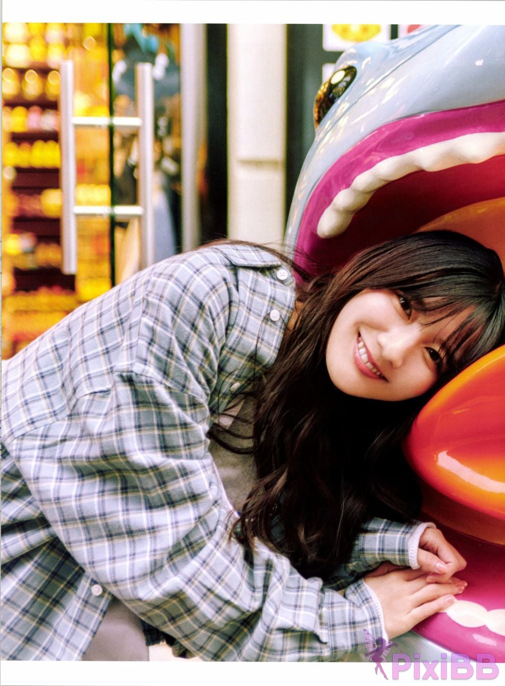 Japanese Idol Hina Kawata He Tian Yang Cai 2nd photo collection take off PixiBB.COM 098