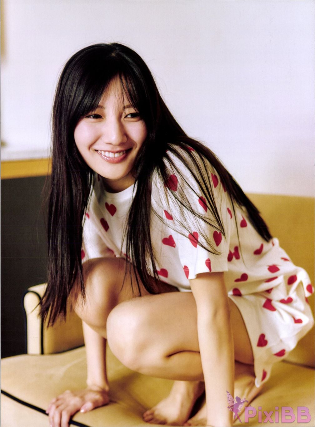 Japanese Idol Hina Kawata He Tian Yang Cai 2nd photo collection take off PixiBB.COM 115