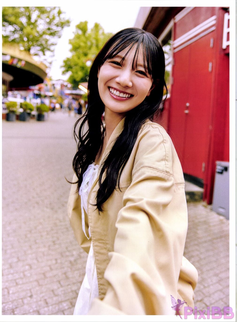 Japanese Idol Hina Kawata He Tian Yang Cai 2nd photo collection take off PixiBB.COM 125